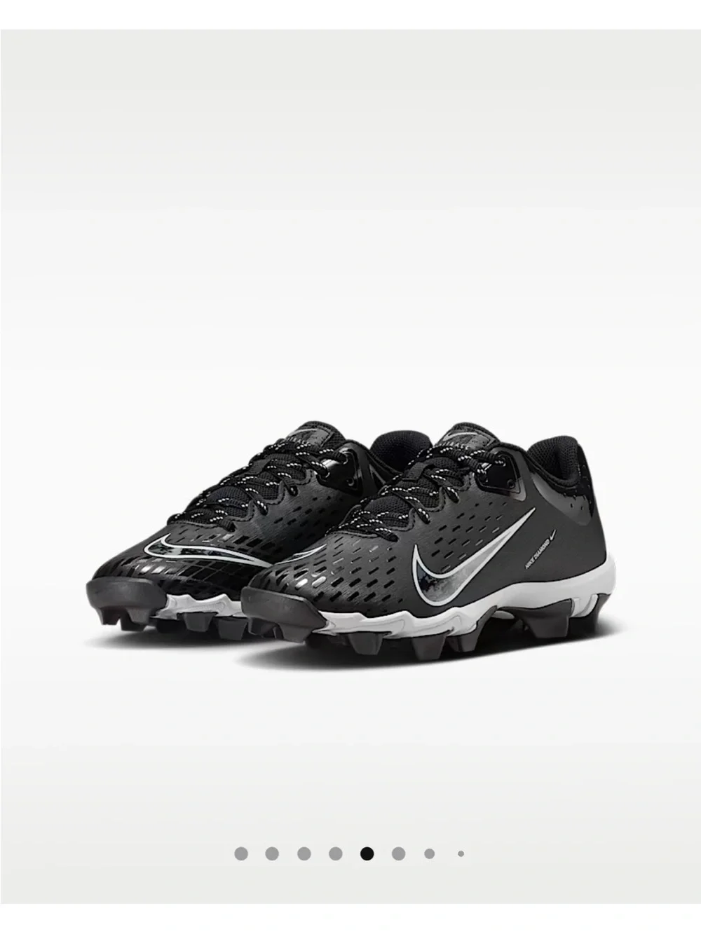 Nike W Hyperdiamond 4 Keystone GG Kids Cleats Black/Gray